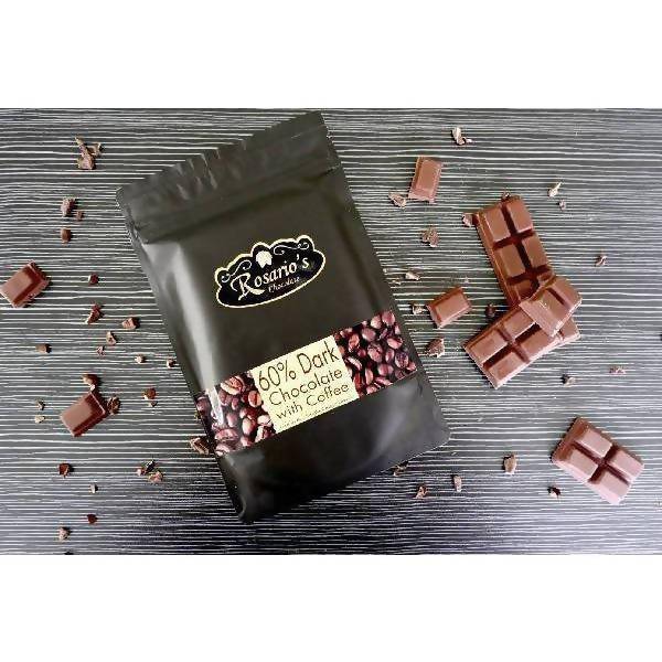 Gatty's Farm Chocolates 100g 60% Dark Chocolate Bar w/ Coffee Grounds Gatty's Farm 60% Dark Chocolate Bar W/ Coffee Grounds 100g