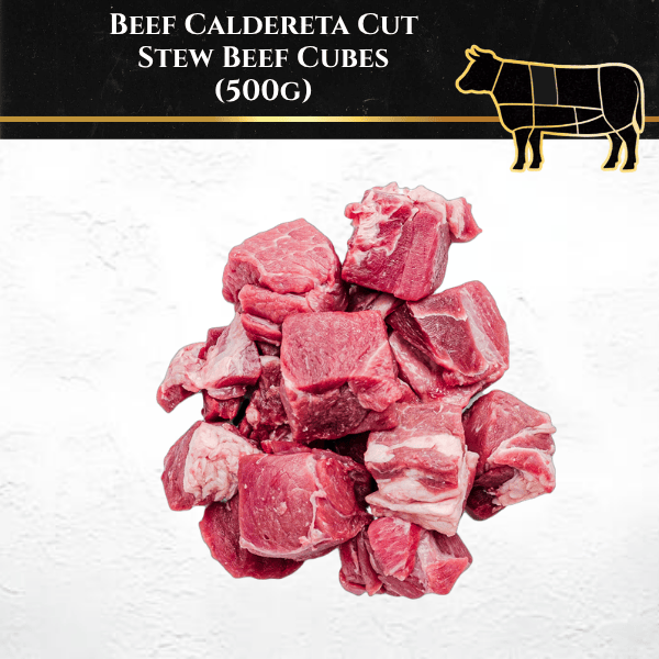 Rare Food Shop Everyday Beef Beef Caldereta Cut – Stew Beef Cubes (500g)