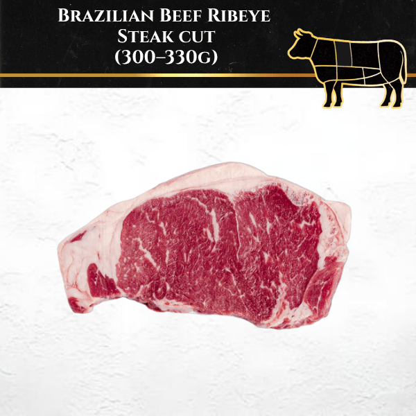 Rare Food Shop Imported Beef Brazilian Beef Ribeye Steak (300–330g)