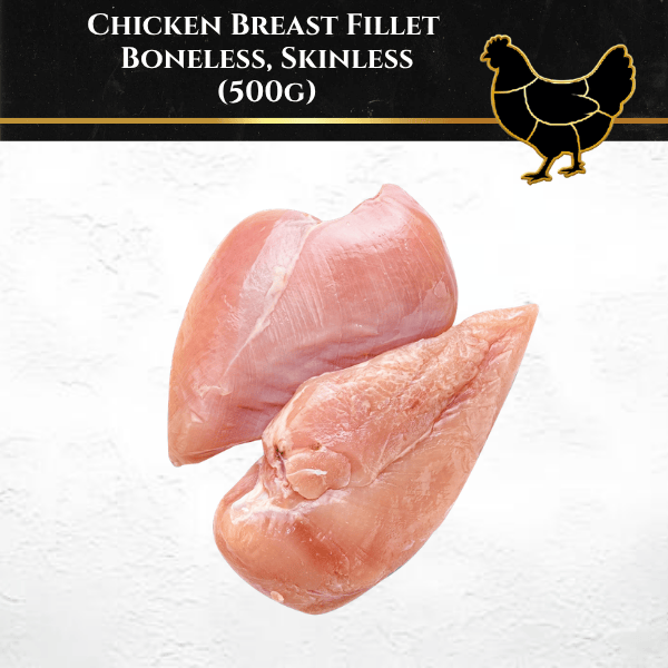 Rare Food Shop Chicken Chicken Breast Fillet – Boneless, Skinless (500g)