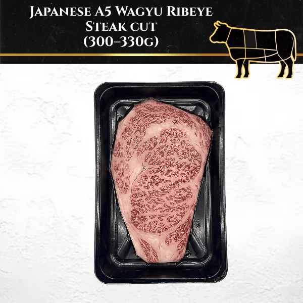 Rare Food Shop Japanese Wagyu Japanese A5 Wagyu Ribeye Steak (300–330g)