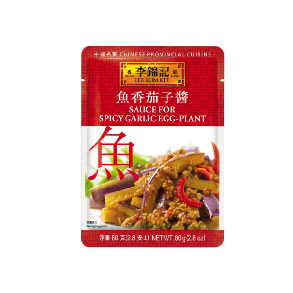 Rare Food Shop Sauces Lee Kum Kee Sauce for Spicy Garlic Eggplant 80g