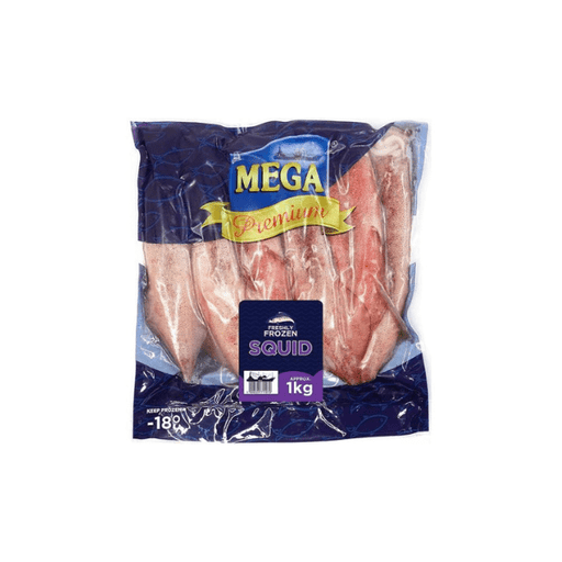 Rare Food Shop Octopus & Squid Mega Premium Squid 1kg