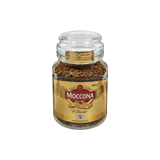 San Miguel Food Coffee & Tea Moccona Coffee Classic Med Roast 100g Jar