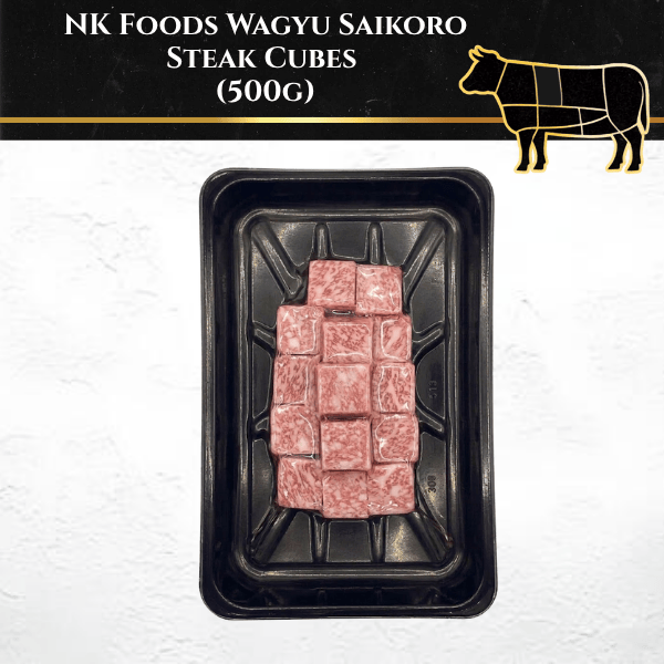 Rare Food Shop Wagyu NK Foods Wagyu Saikoro Steak Cubes (500g)