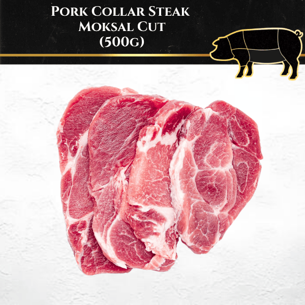 Rare Food Shop Pork Pork Collar Steak – Moksal Cut (500g)
