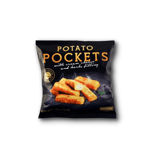 Rare Food Shop Ready - To - Eat Potato Pockets with Cream Cheese & Herbs 600g