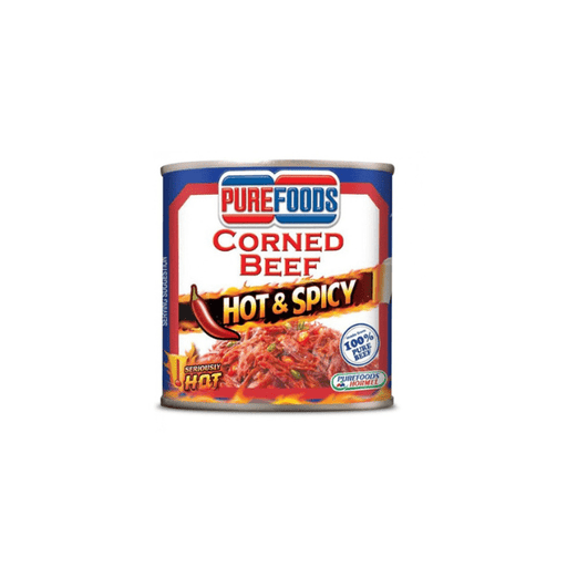 San Miguel Food Canned Goods Purefoods Corned Beef 150g Hot & Spicy