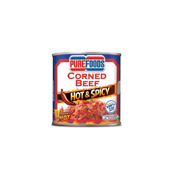 San Miguel Food Canned Goods Purefoods Corned Beef 210g Hot & Spicy
