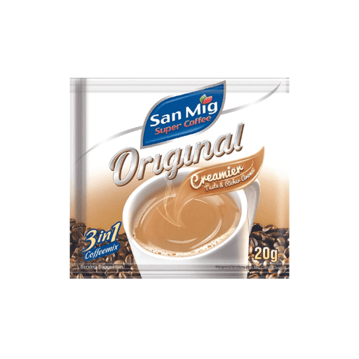 San Miguel Food Coffee & Tea San Miguel Coffee Original Strip 3in1 20g 10 Sachets