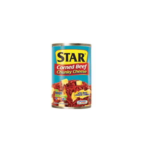 San Miguel Food Canned Goods Star Corned Beef Chunky Cheese 175G