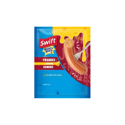 Rare Food Shop Processed Meats Swift Franks Jumbo Cheese 1kg