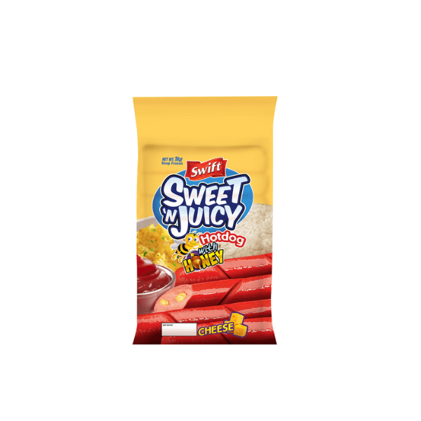Swift Sweet & Juicy Hotdog with Cheese 1kg | Buy Sausage
