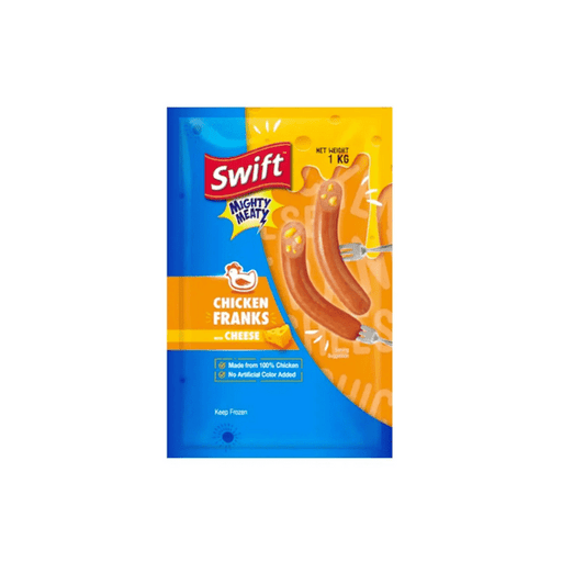 Rare Food Shop Processed Meats Swiftt Chicken Franks with Cheese 1kg