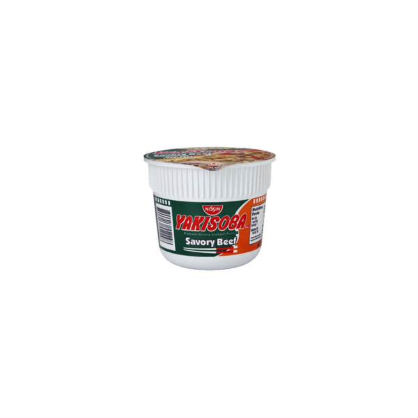 Rare Food Shop Ready - To - Eat Yakisoba Mini Beef Cup 52g