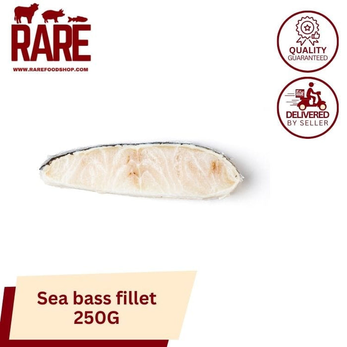 Rare Food Shop Fish Sea bass fillet (250g)